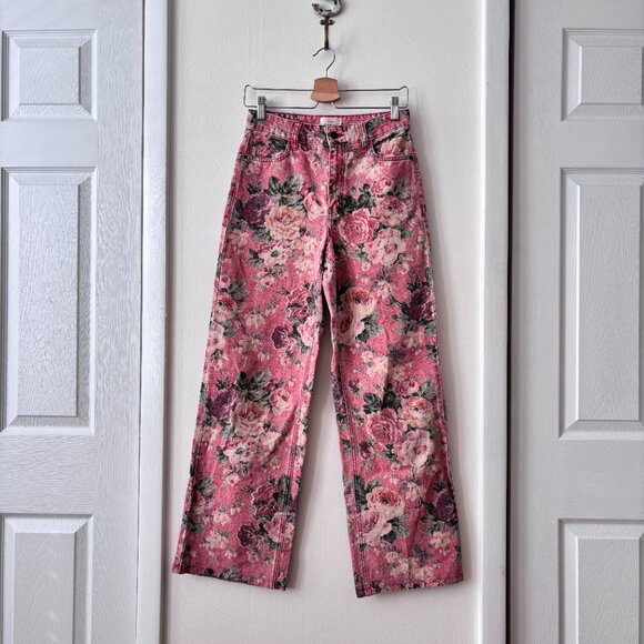 Sezane The Wide Leg Trousers in Almeria Print - Picture 5 of 11